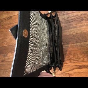 Rebecca Minkoff Black Crossbody with Gold Detail